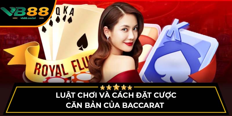 Luật chơi và cách đặt cược căn bản của Baccarat 